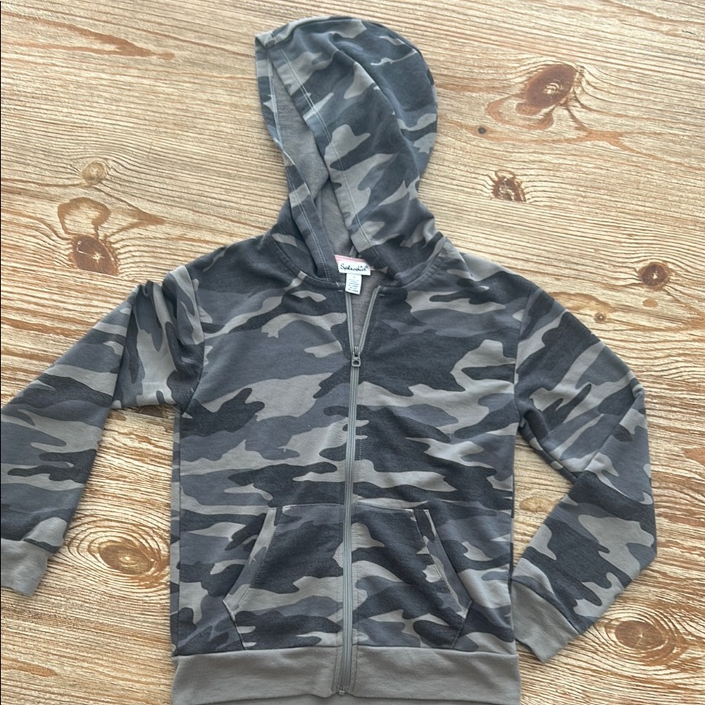 Splendid girls’ zip up hoodie, size 12